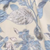 Ivory/Light Blue Print