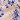 Blue/Ivory Print