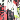 Ivory/Red Print
