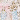 White Blue Pink